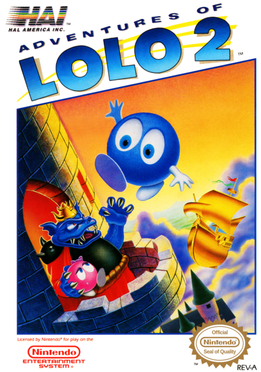 Adventures of Lolo 2 (USA) (Virtual Console) box art